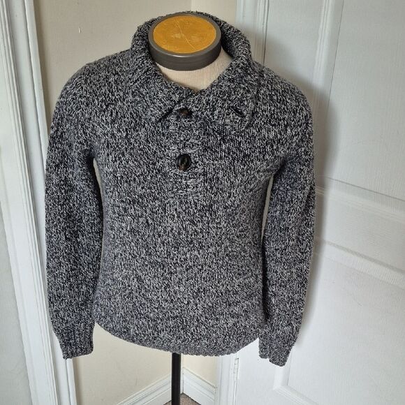 H&M L.O.G.G. Black and White Knit Sweater - Picture 3 of 16